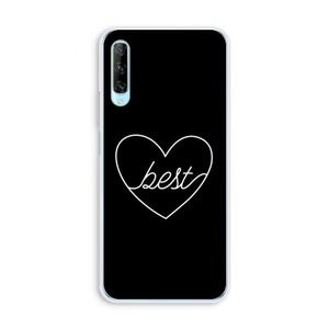 Best heart black: Huawei P Smart Pro Transparant Hoesje