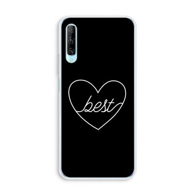Best heart black: Huawei P Smart Pro Transparant Hoesje