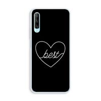 Best heart black: Huawei P Smart Pro Transparant Hoesje