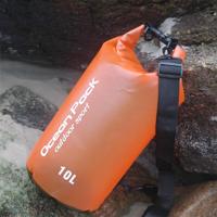 Buiten waterdichte droge tas Dry Sack PVC Barrel tas totale geheugencapaciteit: 2L (oranje)