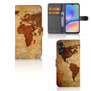 Samsung Galaxy A05s Flip Cover Wereldkaart