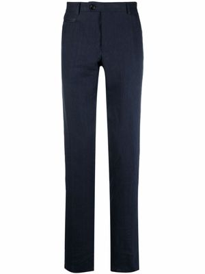 Billionaire pantalon de costume à coupe slim - Bleu
