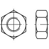 TOOLCRAFT TO-6860781 Zeskantmoeren M3 DIN 934 Staal 1000 stuk(s)