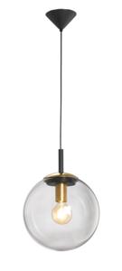 Fischer & Honsel Hanglamp met glas Dini Ø 30cm 60432