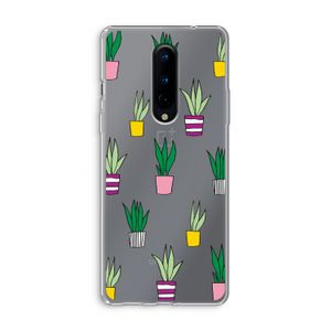 Sanseveria: OnePlus 8 Transparant Hoesje