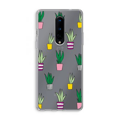 Sanseveria: OnePlus 8 Transparant Hoesje