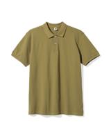 HEMA Herenpolo Denton regular fit piqué middengroen (middengroen)