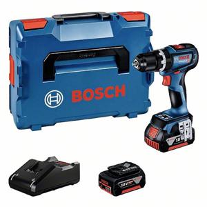 Bosch Professional GSB 18V-90 C Accu-klopboor/schroefmachine Incl. 2 accus, Incl. lader, Incl. koffer