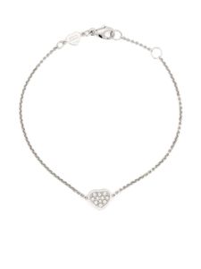 Chopard bracelet My Happy Heart en or blanc 18ct serti de diamants - Argent