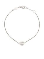 Chopard bracelet My Happy Heart en or blanc 18ct serti de diamants - Argent