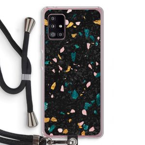 Terrazzo N°10: Samsung Galaxy A51 5G Transparant Hoesje met koord