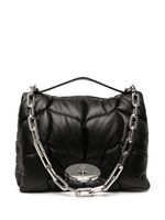 Mulberry sac à main matelassé en cuir - Noir