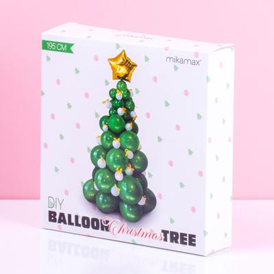 DIY ballon kerstboom