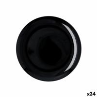 Dinerbord Quid Select Basic Zwart Melamine Ø 25 cm (24 Stuks) - thumbnail