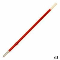 Navulling voor balpen Pilot BP-GP 0,4 mm Rood (12 Stuks)