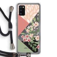 Sweet heaven geometrics: Samsung Galaxy A41 Transparant Hoesje met koord