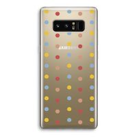 Bollen: Samsung Galaxy Note 8 Transparant Hoesje