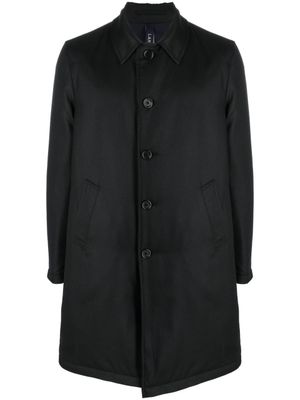 Lardini manteau en laine à simple boutonnage - Noir