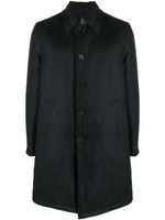 Lardini manteau en laine à simple boutonnage - Noir