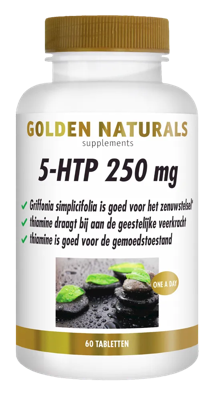 Golden Naturals 5-HTP 250mg Tabletten