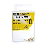 Houtschr. pk 2.5x12mm mess 22st - Deltafix