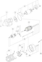 Startmotor / Starter MS277 - thumbnail