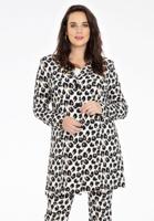 Yoek Lange blazer FELINE | Bruin | Maat 50/52