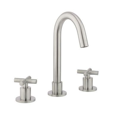 Crosswater MPRO Crosshead wastafelkraan met kruisgreep RVS geborsteld PRC135DNV
