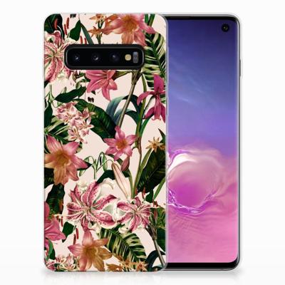 Samsung Galaxy S10 | TPU Case | Flowers