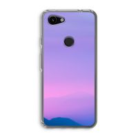 Sunset pastel: Google Pixel 3a Transparant Hoesje