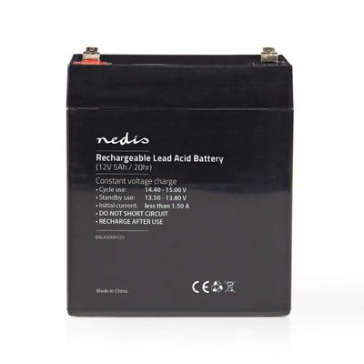 Nedis BALA500012V Oplaadbare Loodzuuraccu 12v 5000 Mah 151 X 98 X 95 Mm
