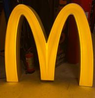 McDonald&apos;s Origineel Verlicht Reclamebord - 140 x 130cm