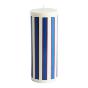 HAY Column Kaars L - Off-White/Brown/Blue