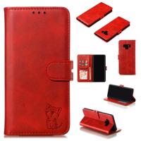 Lederen beschermhoes voor Galaxy Note9 (rood) Lederen beschermhoes voor Galaxy Note9 (rood)