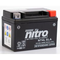 NITRO Gesloten batterij onderhoudsvrij, Batterijen voor motor & scooter, NT4L-SLA - thumbnail