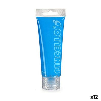 Acrylverf Pincello Licht Blauw 75 ml (12 Stuks)