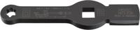 HAZET Ring-slagsleutel · met 2 slagvakken 2872-E20 · 3/4 inch (20 mm) vierkant hol · Buiten-TORX®-profiel · SW E20