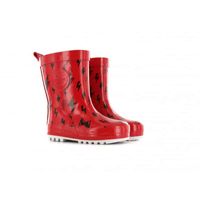 Shoesme regenlaarzen rood met bliksemschicht Maat