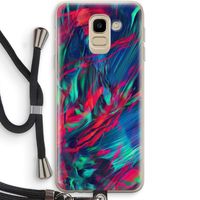 Pilgrims Of The Sea: Samsung Galaxy J6 (2018) Transparant Hoesje met koord