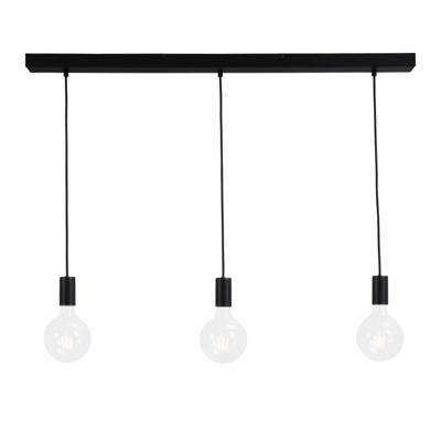 Masterlight Zwarte pendel hanglampConcepto 3-lichts - 2237-05-100-3