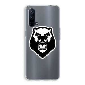 Angry Bear (white): OnePlus Nord CE 5G Transparant Hoesje