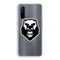 Angry Bear (white): OnePlus Nord CE 5G Transparant Hoesje