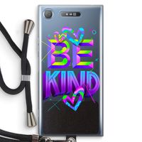 Be Kind: Sony Xperia XZ1 Transparant Hoesje met koord
