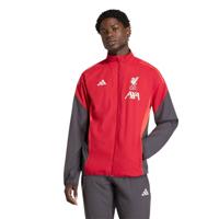 adidas Liverpool Presentatie Trainingsjack 2025-2026 Rood Grijs Zilver