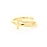Imotionals Ring Letter F Goud