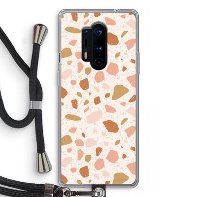 Terrazzo N°18: OnePlus 8 Pro Transparant Hoesje met koord