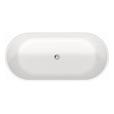 Vrijstaand Ligbad Duravit D-Neo 160x75x60 cm Met Overloop Mat Wit Duravit
