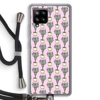 Boompje: Samsung Galaxy A42 5G Transparant Hoesje met koord