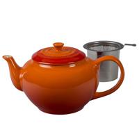 LE CREUSET - Aardewerk - Theepot 1,3l Oranjerood