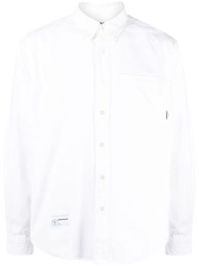 CHOCOOLATE chemise en coton à patch logo - Blanc